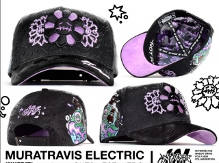 Innedit x Anymore Muratravis Electric Curved Snapback Hats 128357