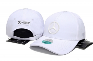 Mercedes-Bens AMG Pure Cotton High Quality Curved Strapback Hats 128685