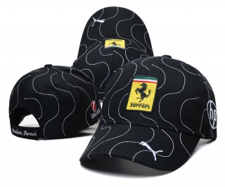 Ferarri Curved Adjustable Hats 128977