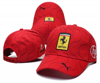 Ferarri Curved Adjustable Hats 128978