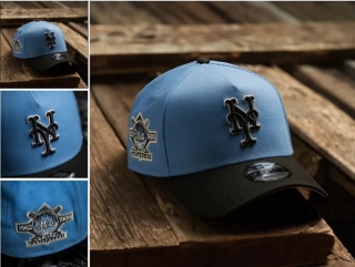 New York Mets MLB 9FORTY Curved Adjustable Hats 129012