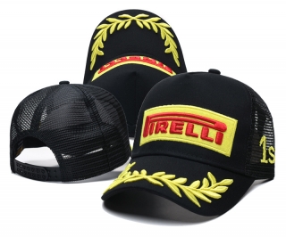 Pirelli Curved Mesh Adjustable Hats 129014