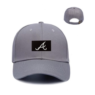 Atlanta Braves MLB Curved Strapback Hats 129343