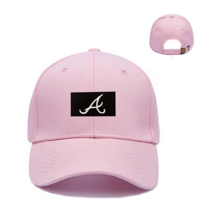 Atlanta Braves MLB Curved Strapback Hats 129344