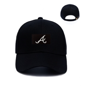 Atlanta Braves MLB Curved Strapback Hats 129347