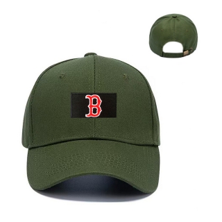 Boston Red Sox MLB Curved Strapback Hats 129356