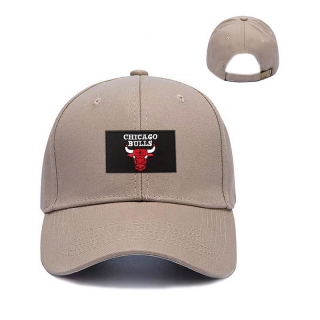 Chicago Bulls NBA Curved Strapback Hats 129381