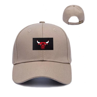 Chicago Bulls NBA Curved Strapback Hats 129389