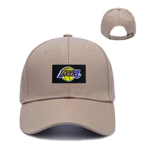 Los Angeles Lakers NBA Curved Strapback Hats 129489