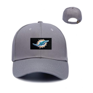 Miami Dolphins NFL Curved Strapback Hats 129500