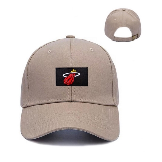 Miami Heat NBA Curved Strapback Hats 129505