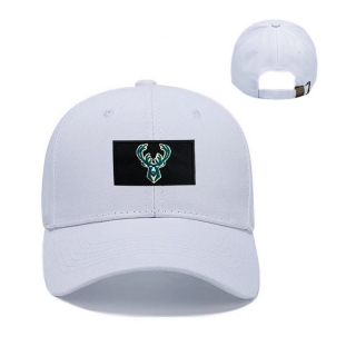 Milwaukee Bucks NBA Curved Strapback Hats 129514