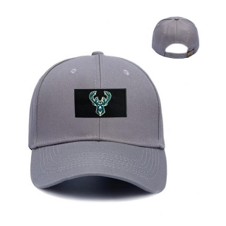 Milwaukee Bucks NBA Curved Strapback Hats 129515