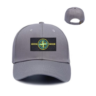 Stone Island Curved Strapback Hats 129585