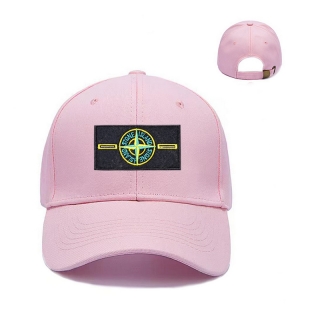 Stone Island Curved Strapback Hats 129586