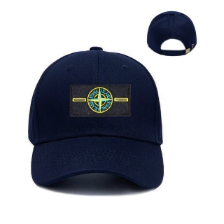 Stone Island Curved Strapback Hats 129588
