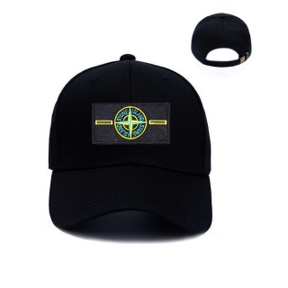 Stone Island Curved Strapback Hats 129589