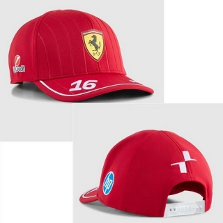 Ferarri Curved Adjustable Hats 129612