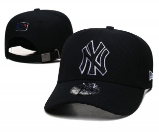 New York Yankees MLB 9FORTY Curved Strapback Adjustable Hats 129646
