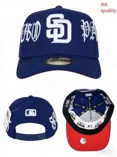 San Diego Padres MLB 9FORTY Curved Adjustable Hats 129649