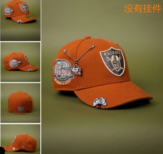 Las Vegas Raiders NFL 9FORTY Curved Adjustable Hats Accessories Not Included 129684