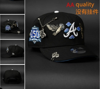 Atlanta Braves MLB 9FORTY Curved Adjustable Hats Accessories Not Included 129819