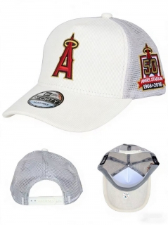 Los Angeles Angels MLB 9FORTY Curved Mesh Adjustable Hats 129833
