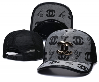 Chanel Curved Mesh Adjustable Hats 130095