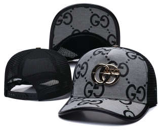 Gucci Curved Mesh Adjustable Hats 130117