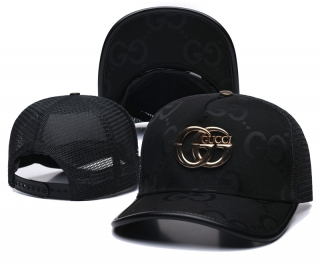 Gucci Curved Mesh Adjustable Hats 130118