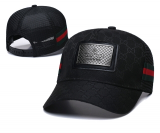 Gucci Curved Mesh Adjustable Hats 130121