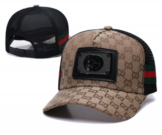 Gucci Curved Mesh Adjustable Hats 130123