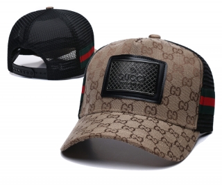 Gucci Curved Mesh Adjustable Hats 130124
