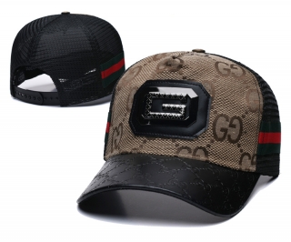 Gucci Curved Mesh Adjustable Hats 130125