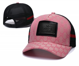 Gucci Curved Mesh Adjustable Hats 130126