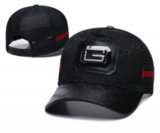 Gucci Curved Mesh Adjustable Hats 130128