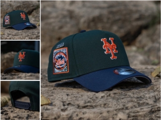 New York Mets MLB 9FORTY Curved Adjustable Hats 130166