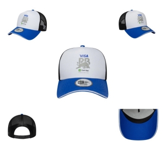 Visa Cash App Racing Bulls Curved Mesh Adjustable Hats 130261