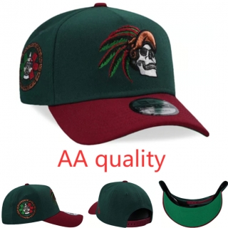 Mexico Aztec Skull Warrior Chrome Two Tone Editio MLB 9FORTY Curved Adjustable Hats 130293