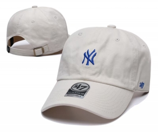New York Yankees MLB Curved 47Brand Adjustable Hats 130339