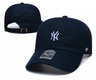 New York Yankees MLB Curved 47Brand Adjustable Hats 130343