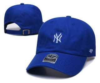 New York Yankees MLB Curved 47Brand Adjustable Hats 130342