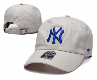 New York Yankees MLB Curved 47Brand Adjustable Hats 130351