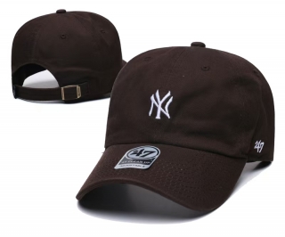 New York Yankees MLB Curved 47Brand Adjustable Hats 130352