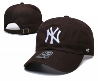 New York Yankees MLB Curved 47Brand Adjustable Hats 130356