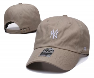 New York Yankees MLB Curved 47Brand Adjustable Hats 130361
