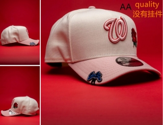 Washington Nationals MLB 9FORTY Curved Adjustable Hats Accessories Not Included 130416
