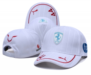 Ferrari Puma Curved Snapback Hats 130536