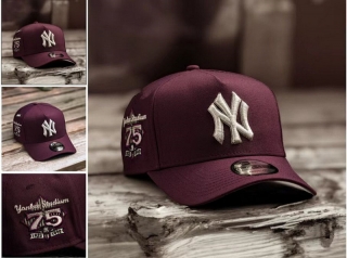 New York Yankees MLB 9FORTY Curved Adjustable Hats 130551