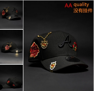Atlanta Braves MLB 9FORTY Curved Adjustable Hats Accessories Not Included 130608